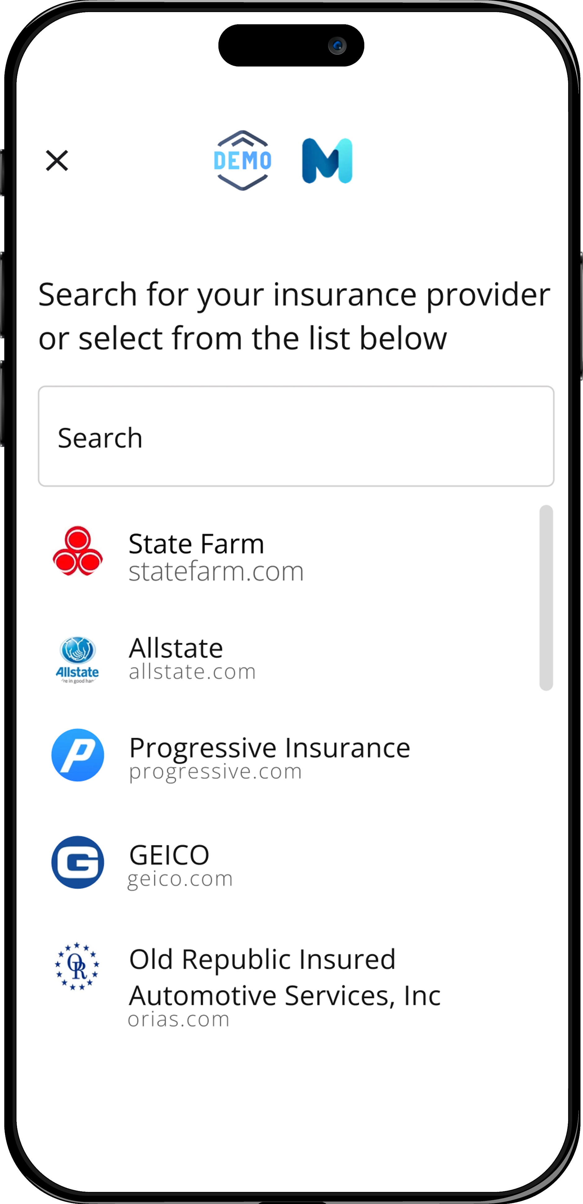 Auto Insurance Policy Updating Phone Screen 2